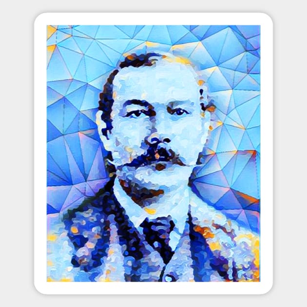 Arthur Conan Doyle Portrait | Arthur Conan Doyle Artwork | Arthur Conan Doyle Painting 10 Magnet by JustLit